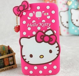 قاب ژله ای عروسکی هلوکیتی Hello Kitty Case for Samsung Galaxy S2