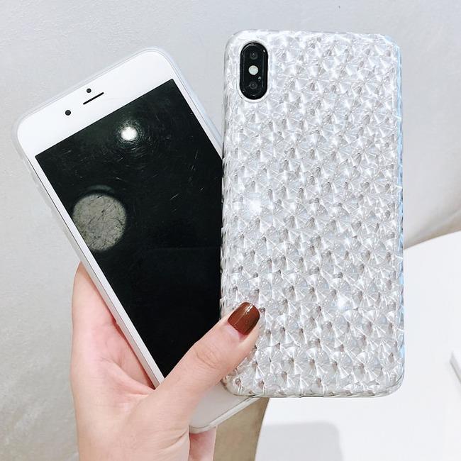 قاب ژله ای براق نقره ای آیفون Silver Bright Case iPhone 6 Plus