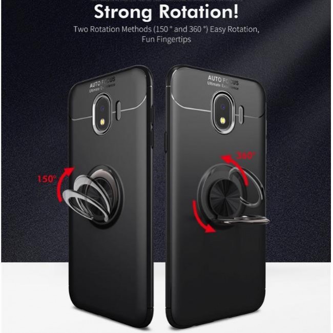 قاب ژله ای طرح چرم انگشتی Magnet Ring Case Samsung Galaxy J4