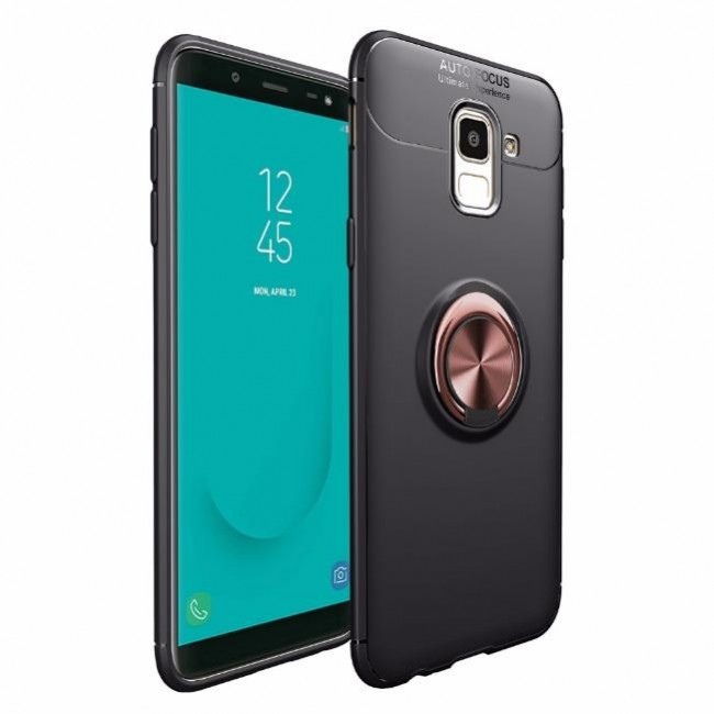 قاب ژله ای طرح چرم انگشتی Magnet Ring Case Samsung Galaxy J6