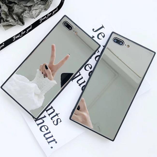 قاب آینه ای مستطیلی Rectangle Mirror Case Apple iPhone 7