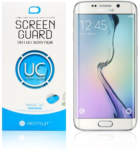 محافظ LCD ژله ای BestSuit Screen Protector.Guard Samsung Galaxy S6 Edge