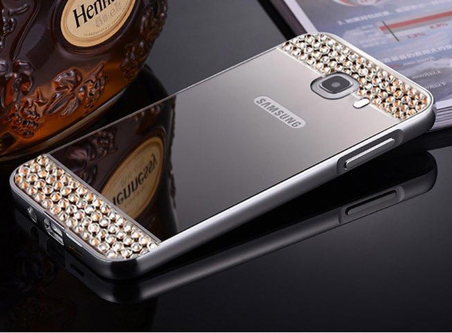 قاب محکم Diamond Mirror Case for Samsung Galaxy A9 قاب آینه ای نگین دار