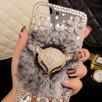 قاب شیشه ای خزدار Fox Glass Case Apple iPhone 7 Plus