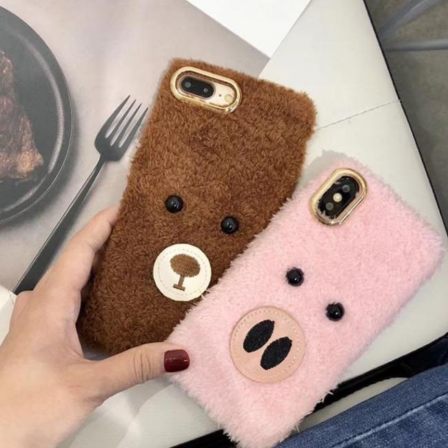 قاب پشمی خرسی Bear Fur Case Apple iPhone 6