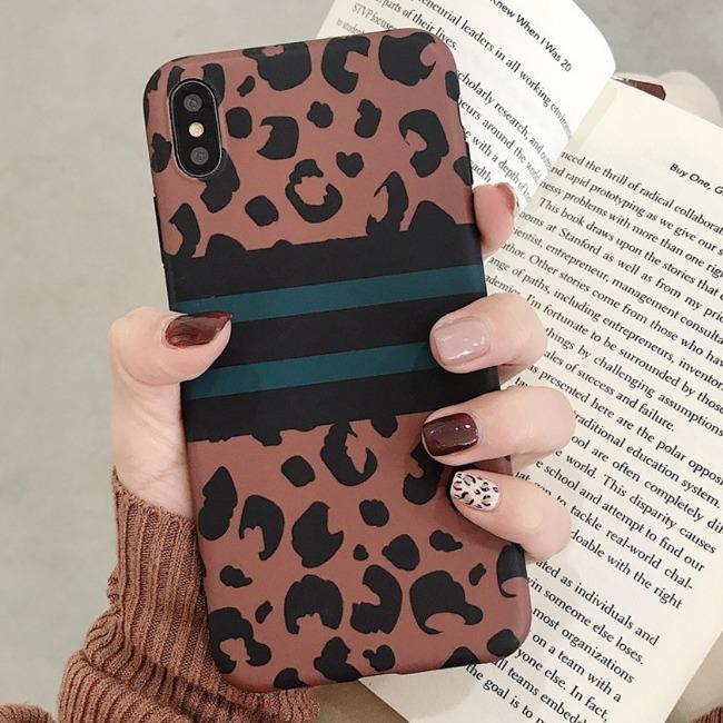 قاب ژله ای پلنگی Leopard Case Apple iPhone X/Xs