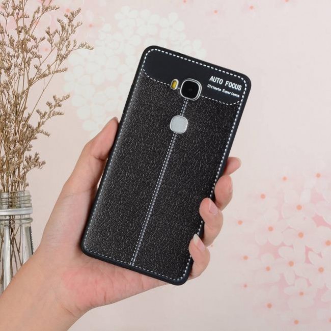 قاب ژله ای طرح چرم Auto Focus Case Huawei Honor 5X