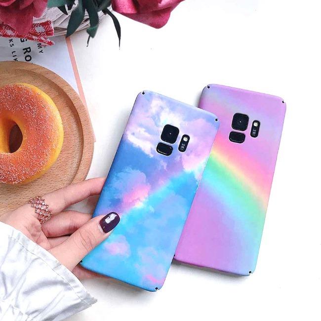قاب طرح رنگین کمان Rainbow Case Samsung Galaxy Note 9