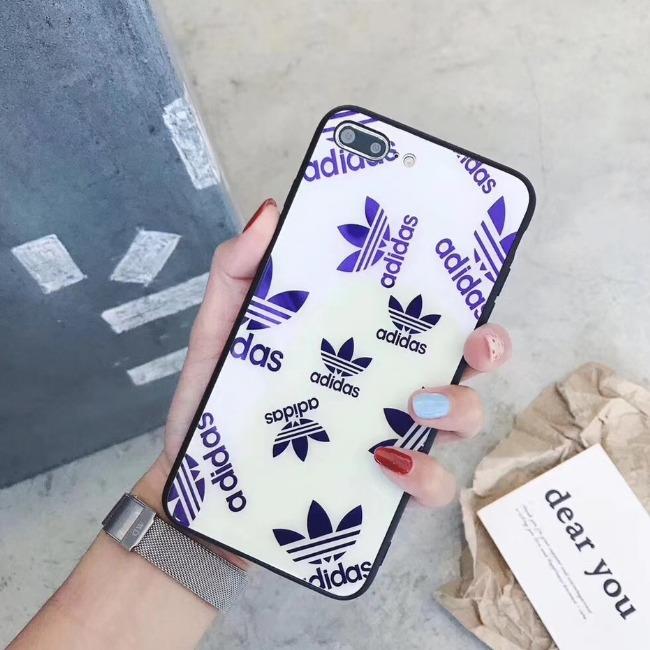 قاب پشت گلس آدیداس Adidas Back Glass Case iPhone Xr