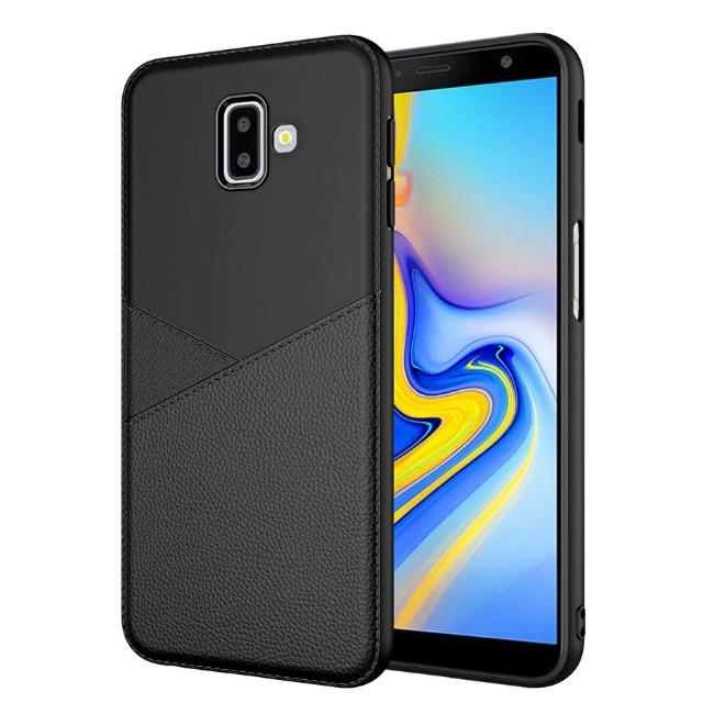 قاب ژله ای طرح چرم Samsung Galaxy J8 2018