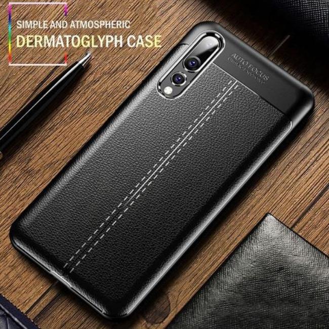 قاب ژله ای طرح چرم Auto Focus Case Samsung Galaxy M30