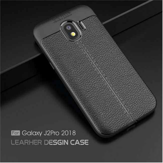 قاب ژله ای طرح چرم Auto Focus Case Samsung Galaxy J2 Core