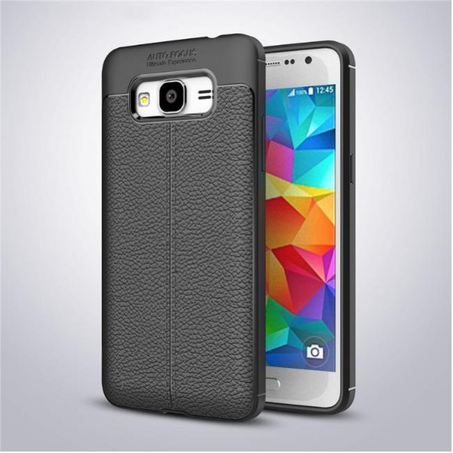 قاب ژله ای طرح چرم سامسونگ Auto Focus Case Samsung Galaxy J2