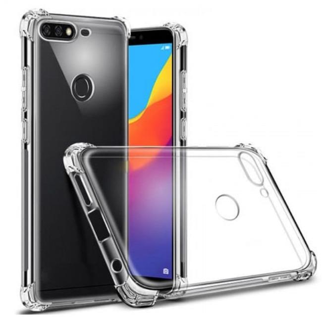 قاب ژله ای شفاف ضدضربه هواوی Shockproof Case for Huawei Y7 Prime 2018
