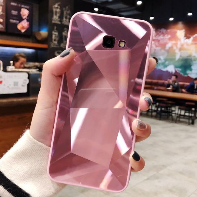 قاب الماسی پشت گلس سامسونگ Diamond Case Samsung Galaxy J4 Plus