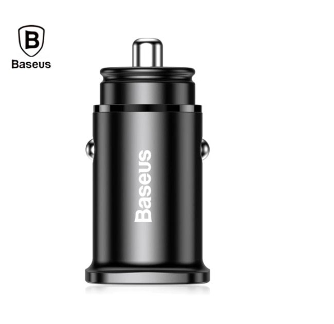 شارژر فندکی بیسوس مدل Baseus Mini Fast Car Charger PD 3.0 QC 4.0 USB Type-C Ports 30w Fast Charger