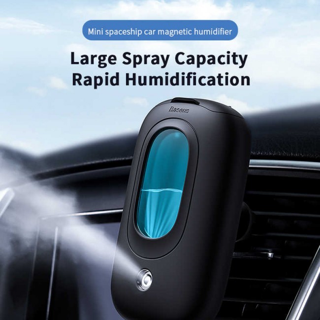 دستگاه بخور اتومبیل بیسوس مدل Baseus Mini spaceship car magnetichumidifier