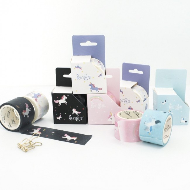 چسب نواری طرح دار یونیکورن