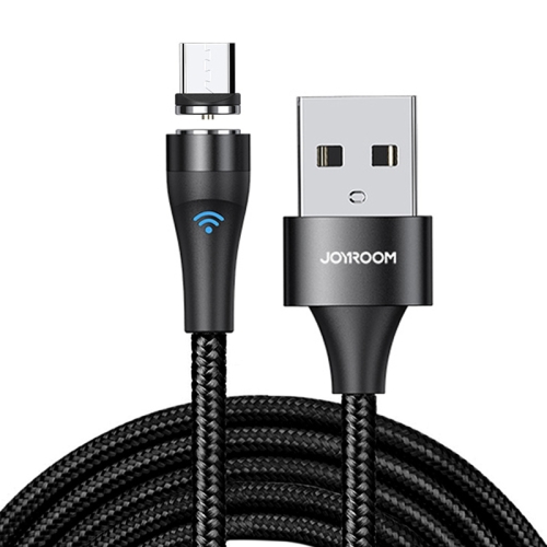 کابل فست شارژ مگنتی میکرو جویروم Joyroom S-1021X2 micro USB magnetic charging cable with LED indicator