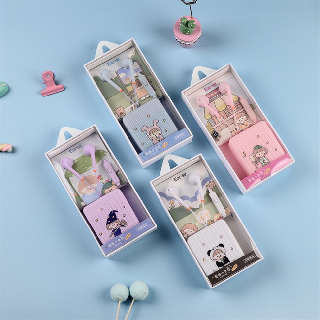 هندزفری فانتزی ایرسیر Earsir E-227 cute girl wired earphone