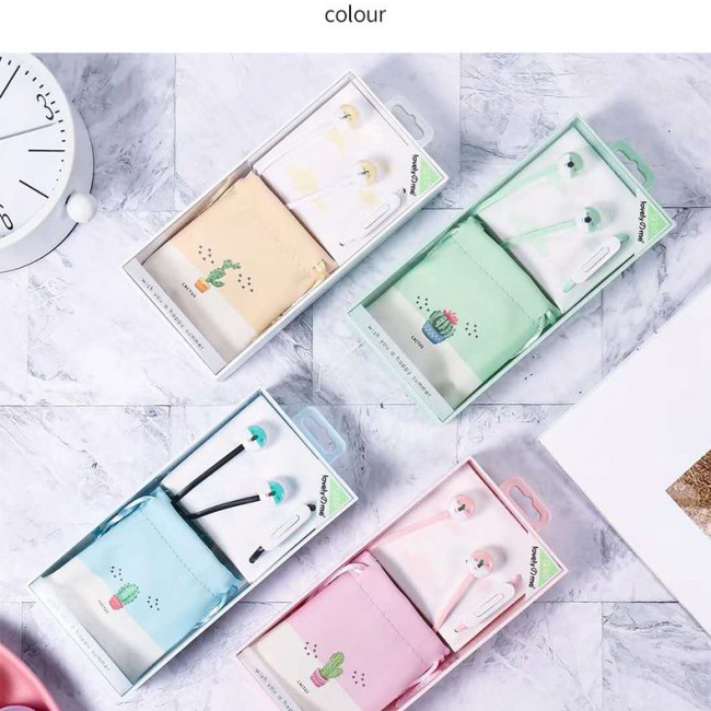 هندزفری فانتزی کاکتوس کیکا Keeka Q50 cactus earphone