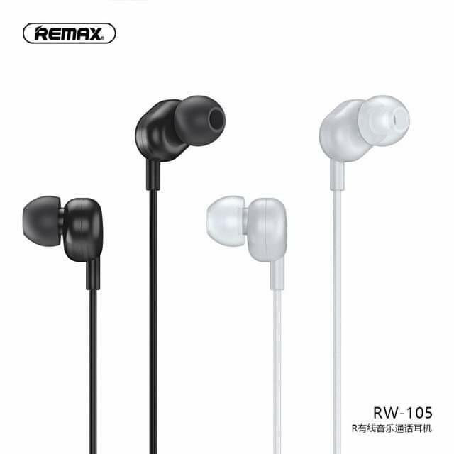 هندزفری سیمی ریمکس Remax wired earphone for calls and music RW-105