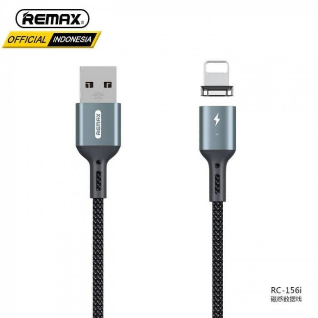 کابل شارژ مغناطیسی لایتنینگ ریمکس Remax Cigan series 3.0A powerful magnet connection lightning data cable RC-156