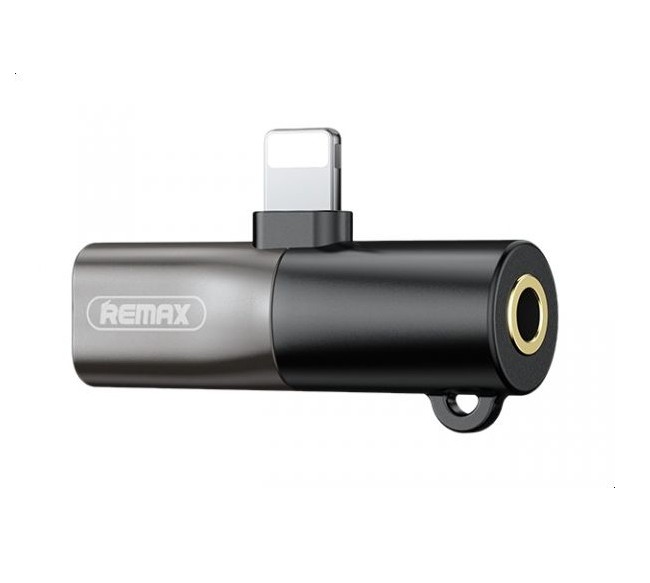 جک تبدیل لایتننیگ به صدا و شارژ ریمکس Remax Audio lightning / 3.5mm jack Splitter RL-LA09