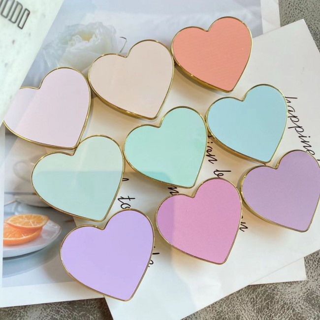 پاپ سوکت طرح قلب با نوار طلایی