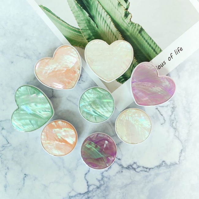 پاپ سوکت قلبی ماربل Lovely marble heart Pop socket