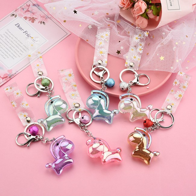 جاسوئیچی اسب چرخ و فلک Acrylic carousel design keychain