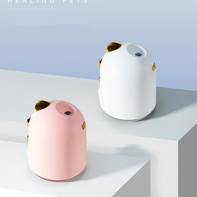 دستگاه بخور طرح دایناسور Cute dinosaur aroma USB humidifier with LED light