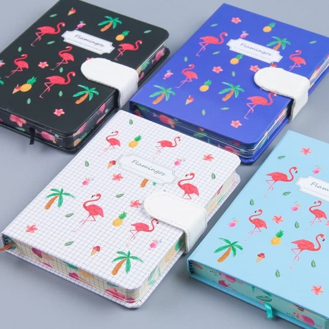 دفتر خاطرات فلامینگو Cute flamingo design diary notebook