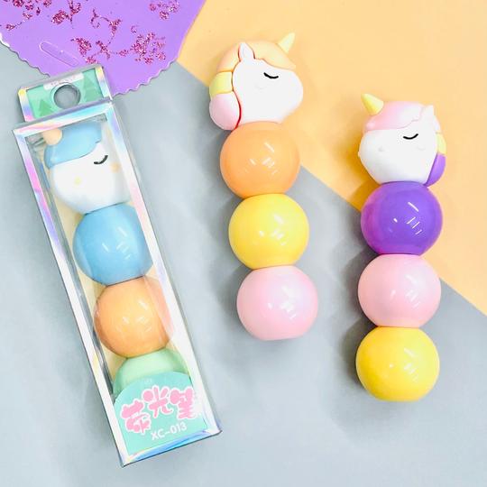 هایلایتر فانتزی 4 تیکه یونیکورن 179-23