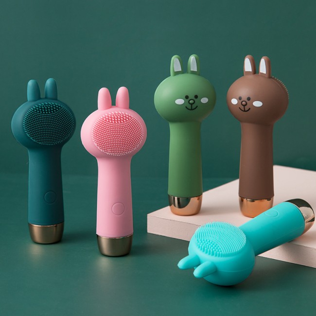 فیس براش سیلیکونی طرح خرگوشی