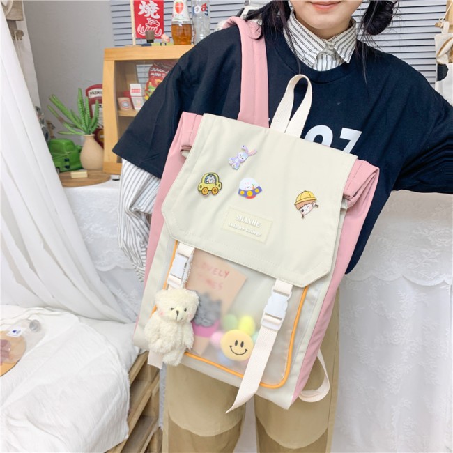 کوله فانتزی کره ای با آویز عروسکی 101-4