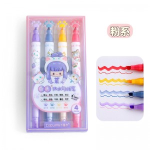 پک هایلایتر 4 عددی دو سر 119-18