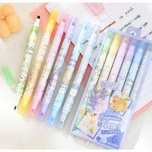 پک هایلایتر 6 عددی دو سر  119-26