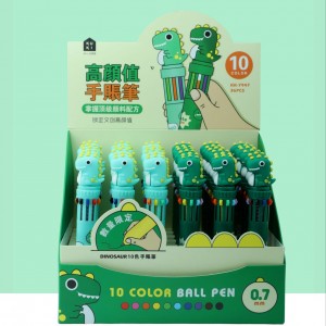 خودکار ده رنگ دایناسور 181-492