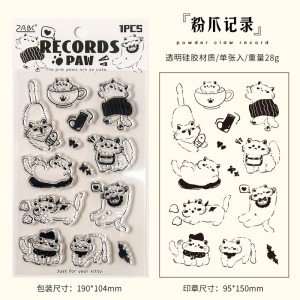 استیکر طرح گربه 53-12