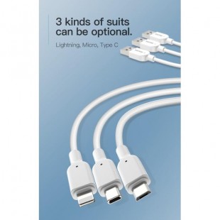 آداپتور دو خروجی با کابل میکرو توتو TOTU GTZAC-09 Pure Series 2USB Adapter