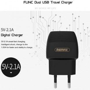 آداپتور 2 خروجی ریمکس REMAX 2.1A Flinc Charger RP-U29 EU