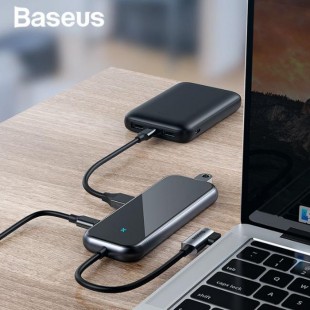 هاب آداپتور پنج پورت بیسوس Baseus Cube USB to USB3.0 + USB2.0 HUB Adapter