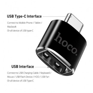 تبدیل تایپ سی به USB هوکو Hoco UA6 Type-C to USB 2.0 Converter