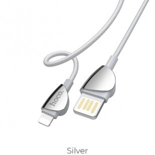 کابل شارژ لایتنینگ 1.2 متری هوکو Hoco U62 Simple charging data cable for Lightning