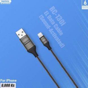 کابل شارژ لایتنینگ چراغ دار ریمکس Remax Lightning light cable RC-130i