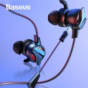 هدست سیم دار با جک 3.5 میلی متری بیسوس Baseus GAMO Wired Earphone H15