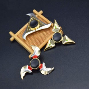 اسپینر فلزی اسپینر فلزی سه پره طرح شمشیر - Sword Metal Blade Fidget Spinner