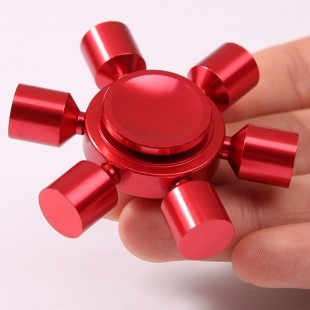 اسپینر فلزی شش پره با قابلیت کم کردن پره ها - Fidget Spinner