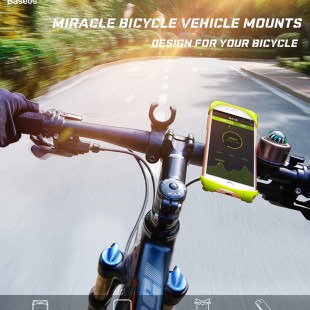 هولدر موبایل ژله ای دوچرخه بیسوس Baseus Miracle Bicycle Vehicle Mounts Holder